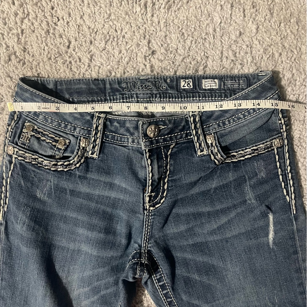 Miss Me Denim Mid Rise Slim Bootcut - Picture 6 of 8